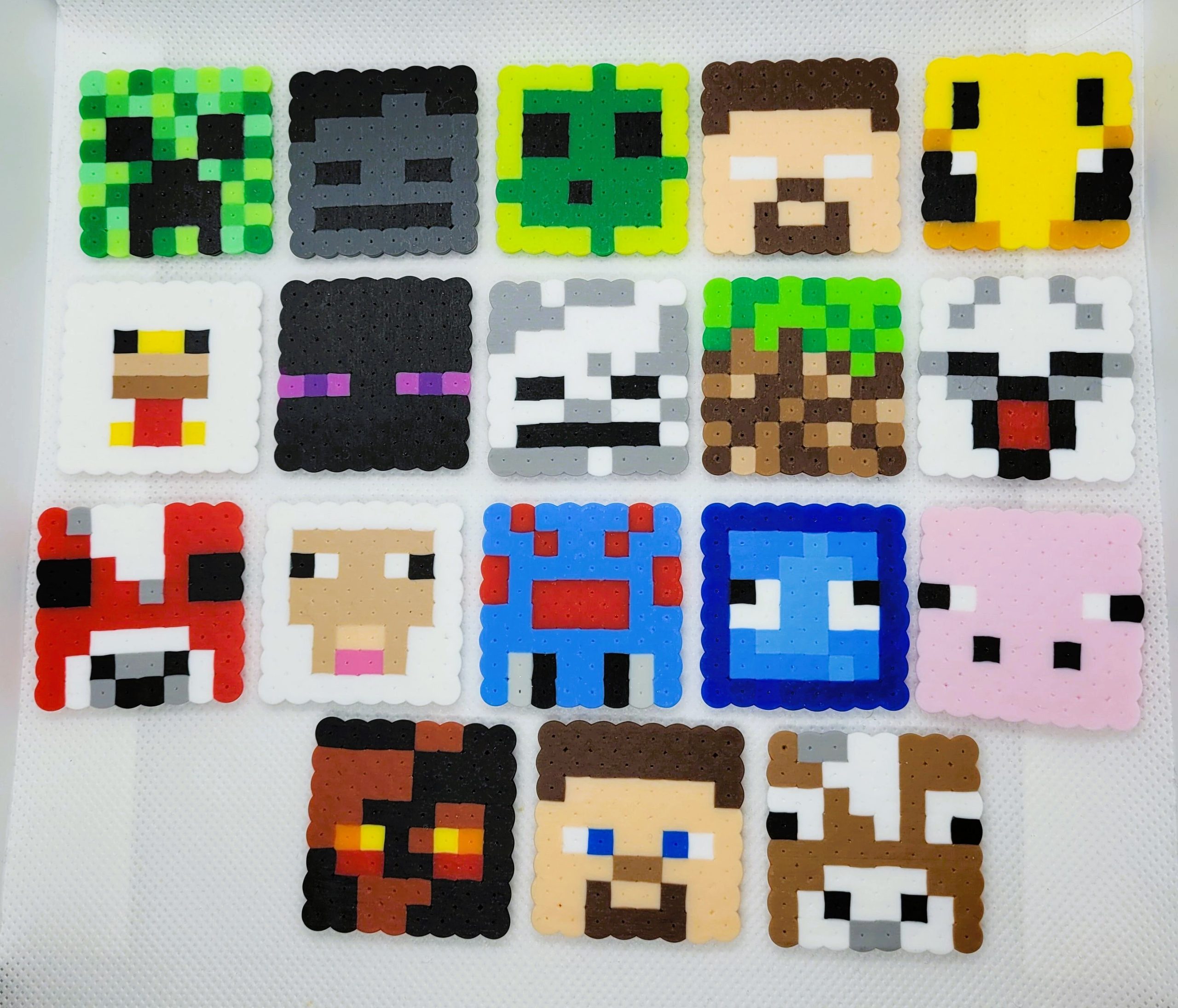 Creating Pixelated Magic: Knitting Minecraft Characters with Beads